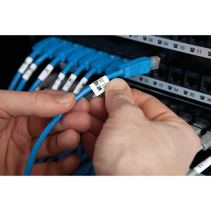 Ruban stratifié Dymo Nylon Flexible IND Multicouleur Noir/Jaune Ruban stratifié Dymo Nylon Flexible IND Multicouleur Noir/Jaune