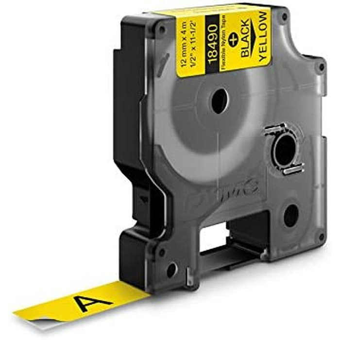 Ruban stratifié Dymo Nylon Flexible IND Multicouleur Noir/Jaune Ruban stratifié Dymo Nylon Flexible IND Multicouleur Noir/Jaune