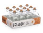 Vivalto Frasca en verre 250 ml avec bouchon liège 6.5x14x6.5 cm transparent (Set de 36)
