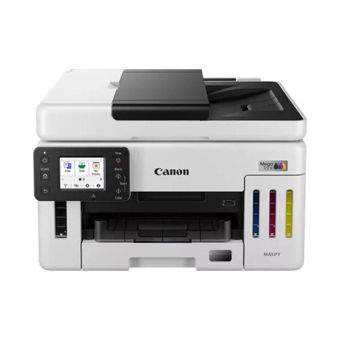 Canon MAXIFY GX6150 Multifonction Couleur A4 MegaTank, Imprimante, Scanner, Copieur, Wi-Fi, Ethernet, USB, ADF 50 pages, Double face automatique