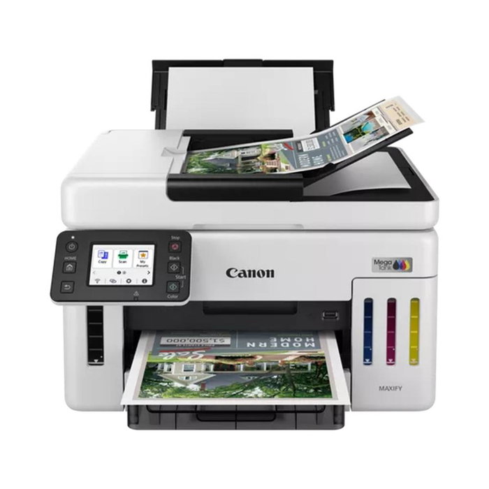 Canon MAXIFY GX6150 Multifonction Couleur A4 MegaTank, Imprimante, Scanner, Copieur, Wi-Fi, Ethernet, USB, ADF 50 pages, Double face automatique