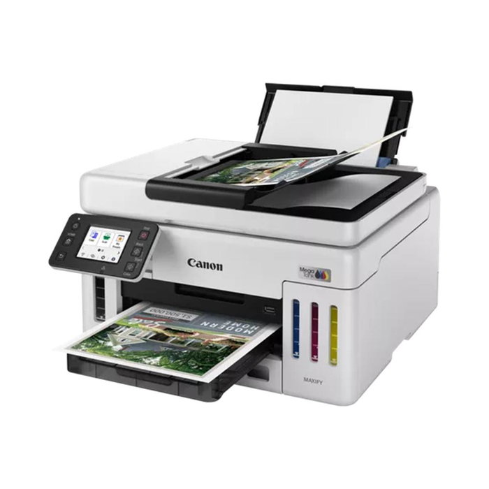 Canon MAXIFY GX6150 Multifonction Couleur A4 MegaTank, Imprimante, Scanner, Copieur, Wi-Fi, Ethernet, USB, ADF 50 pages, Double face automatique