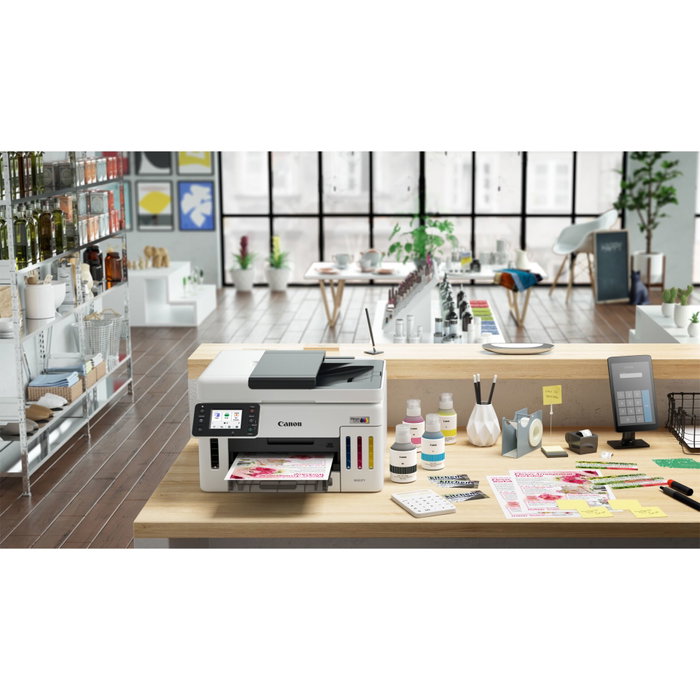 Canon MAXIFY GX6150 MegaTank - Imprimante multifonction blanche Canon MAXIFY GX6150 MegaTank - Imprimante multifonction blanche