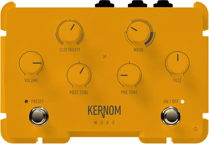 Kernom Moho Fuzz Pédale d'effet analogique avec Analog Morphing Core, EQ Pré/Post, MIDI et 128 presets - Red Dot 2023
