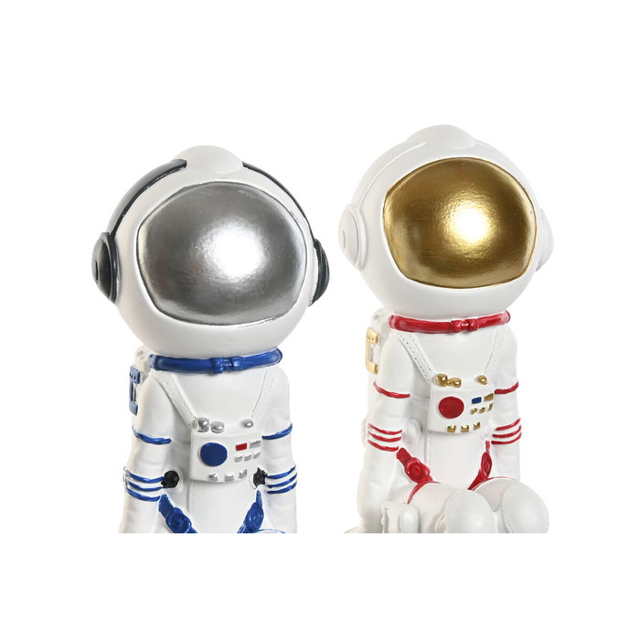 Figurine Décorative Home ESPRIT Bleu Blanc Rouge Argenté Femme Astronaute 11 x 7 x 24 cm (2 Unités) Figurine Décorative Home ESPRIT Bleu Blanc Rouge Argenté Femme Astronaute 11 x 7 x 24 cm (2 Unités)