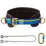 WOLFPACK LINEA PROFESIONAL Kit de sécurité avec ceinture, corde et mousqueton