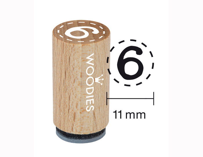 Woodies Sello mini en bois et caoutchouc 15x25mm Woodies Sello mini en bois et caoutchouc 15x25mm