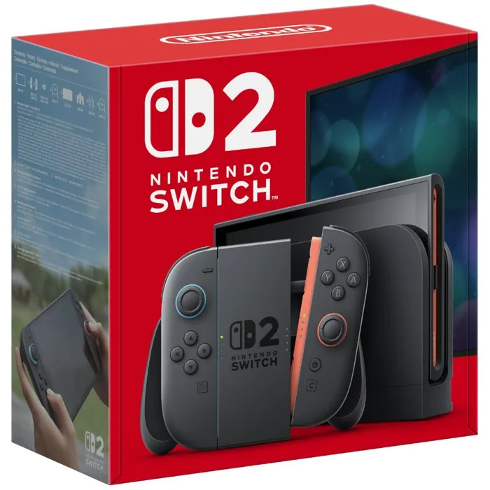 Nintendo Switch 2 avec Joy-Con 2 Bleu Clair & Rouge
