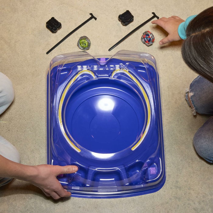 Hasbro Beyblade X Set de combat Descente-choc avec Beystadium