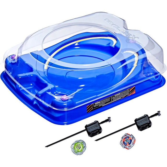 Hasbro Beyblade X Set de combat Descente-choc avec Beystadium