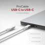 Câble USB Linq Byelements LQCU4100 Blanc 1 m