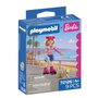 Playmobil Barbie Malibu 72126 - Poupée avec chien et patins à roulettes, langage espagnol, à partir de 4 ans