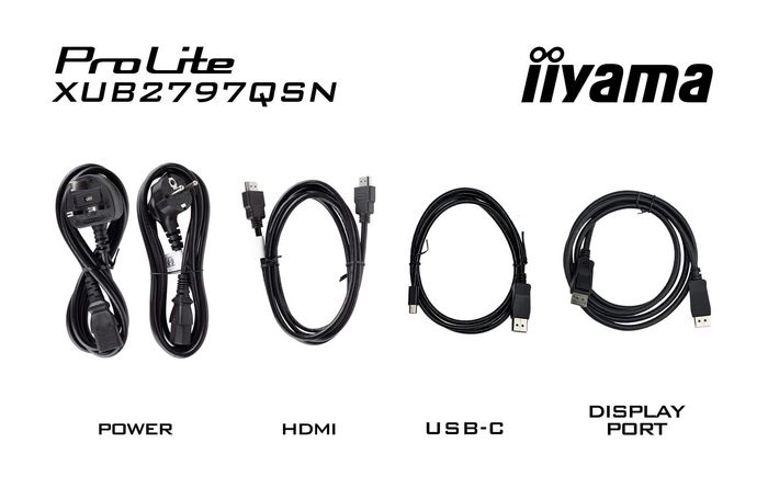 iiyama ProLite XUB2797QSN-B2 27 pouces QHD IPS USB-C Black