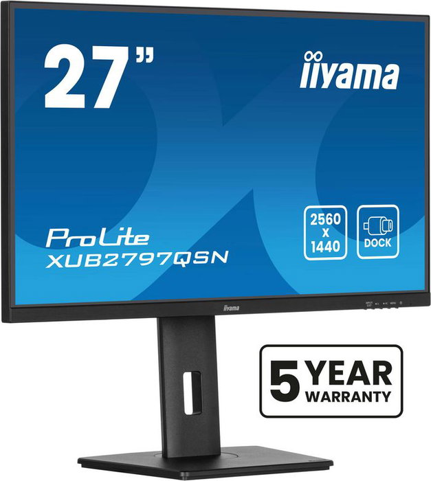 iiyama ProLite XUB2797QSN-B2 27 pouces QHD IPS USB-C Black