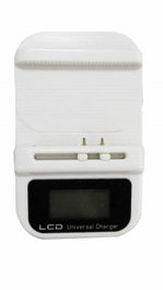 MARVO Cargador de baterias con pantalla para cam/movi/mp3