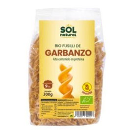 SOLNATURAL Fusilli Garbanzos 300g