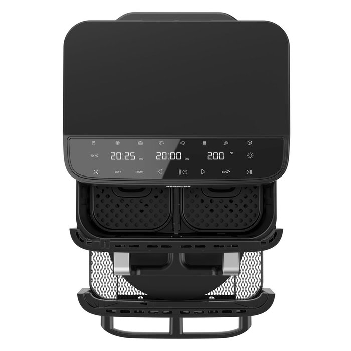 Cecotec Friteuse à air et four Cecofry FoodCourt 18000 4Pizza 18L 2700W acier écran Cecotec Friteuse à air et four Cecofry FoodCourt 18000 4Pizza 18L 2700W acier écran