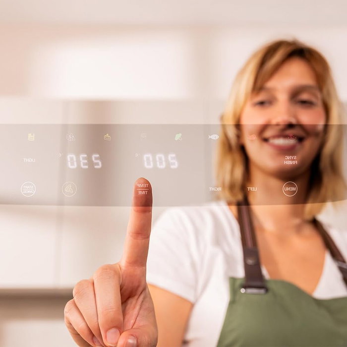 Cecotec Friteuse à air et four Cecofry FoodCourt 18000 4Pizza 18L 2700W acier écran Cecotec Friteuse à air et four Cecofry FoodCourt 18000 4Pizza 18L 2700W acier écran