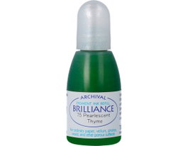 Tsukineko Encre BRILLIANCE tomillo perlado effet nacarado 20ml
