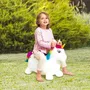 Mondo Ballon Sauteur Gonflable Licorne 65 cm pour Enfant des 18 Mois - Stabilité et Sécurité Intérieur/Extérieur - PVC
