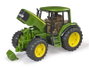 Bruder Tracteur John Deere 6920 avec Pelle Frontale - Jouet en ABS - Dimensions 39 x 16 x 17 cm