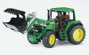 Bruder Tracteur John Deere 6920 avec Pelle Frontale - Jouet en ABS - Dimensions 39 x 16 x 17 cm