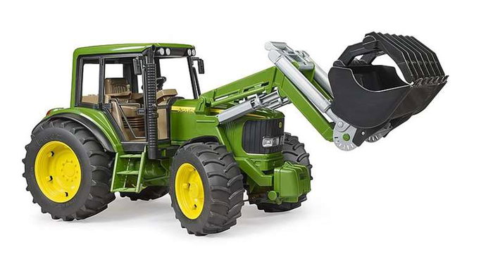 Bruder Tracteur John Deere 6920 avec Pelle Frontale - Jouet en ABS - Dimensions 39 x 16 x 17 cm Bruder Tracteur John Deere 6920 avec Pelle Frontale - Jouet en ABS - Dimensions 39 x 16 x 17 cm