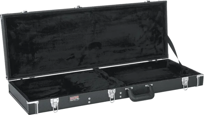 Gator GWE Étui rigide pour guitare électrique, bois, noir