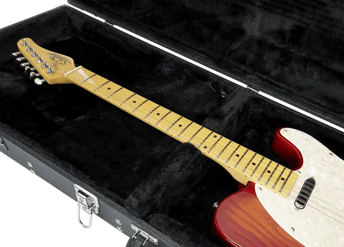 Gator GWE Étui rigide pour guitare électrique, bois, noir
