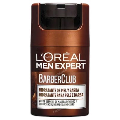 L'Oréal Paris MEN EXPERT BARBER CLUB Crème hydratante peau et barbe 50 ml L'Oréal Paris MEN EXPERT BARBER CLUB Crème hydratante peau et barbe 50 ml