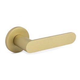JANDEL Jeu de poignées Shape 1320 avec rosette Ø50 mm, laiton mat