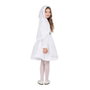 My Other Me Déguisement Robe Blanche Noël avec Jupon, Capuche et Couvre-Épaules - Taille 3-4 Ans