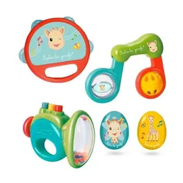 Sophie La Girafe SOPHIE LA GIRAFE - Mon premier coffret musical - Coffret cadeau d'instruments d'éveil musical pour bébé avec sons et rythmes