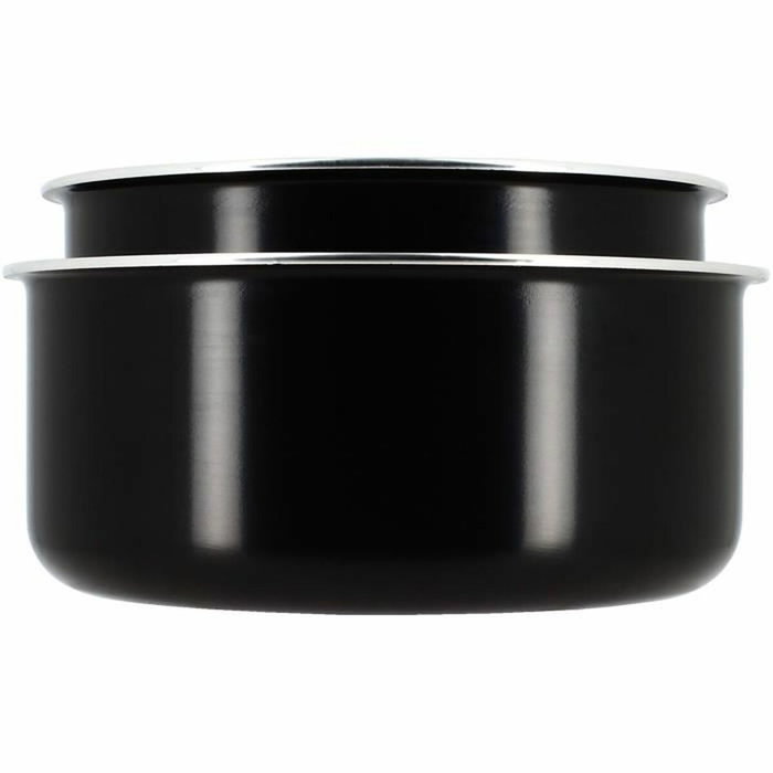 Menastyl Batterie de cuisine 5 pièces - Noir - Induction