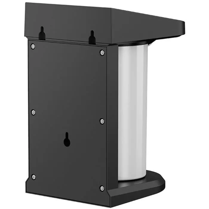 LUMISKY Lot de 2 projecteurs solaires mural LED blanc LUSTY avec détecteur de mouvement - H18 cm - Éclairage extérieur