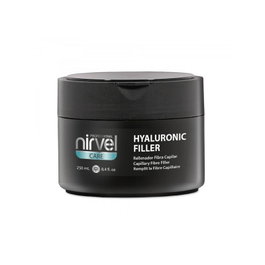 Nirvel Hyaluronic Filler 250 mL - Remplisseur de fibres capillaires - Rafraîchissant et hydratant pour cheveux sains avec brillant et élasticité