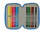 Safta Plumier Triple Batman 37 Pièces pour Préscolaire 12,5x19,5x5,5 cm