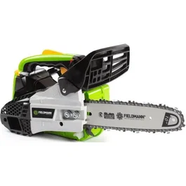 Fieldmann Mini Tronçonneuse à Essence FZP 25410-B, Moteur 2T 25.4 cm³ 0.7 kW, Guide-Chaîne 250 mm pour Branches et Bûches, Légère et Maniable