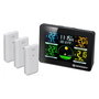 Bresser Thermo-Hygromètre Quadro NLX avec 3 capteurs extérieurs