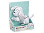 Pincello Peluche à colorier chien 13x14x20 cm blanc noir (Set de 8)