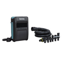 Bestway Gonfleur Électrique pour Voiture Noir