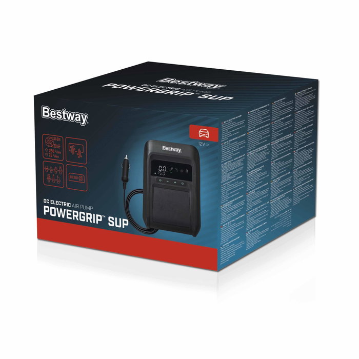 Bestway Gonfleur Électrique pour Voiture Noir