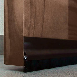 Burcasa Burlete en aluminium avec frange autocollante 92cm bronze