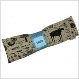 SAKITO Sac Thermique Cervical aux Graines de Blé et Lavande 42x13 cm