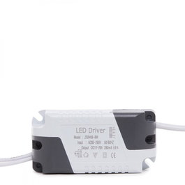 Pack de 4 panneaux LED circulaires 6 W 400 lm Blanc Froid 6000 K