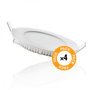 Pack de 4 panneaux LED circulaires 6 W 400 lm Blanc Froid 6000 K