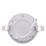 Pack de 4 panneaux LED circulaires 6 W 400 lm Blanc Froid 6000 K