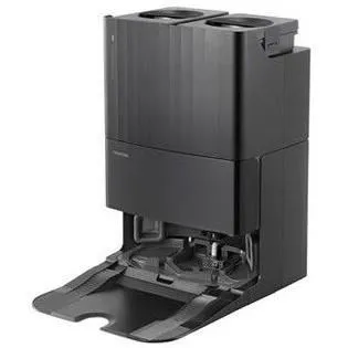 Roborock Aspirateur Robot Laveur QRevo Plus Noir avec Station de Vidange et de Lavage, Serpillière Extensible, Aspiration 7000 Pa