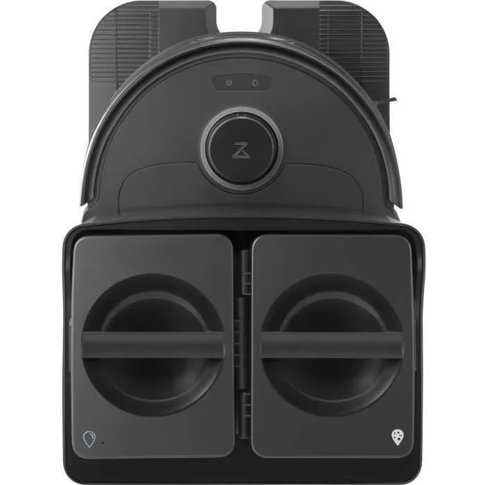 Roborock Aspirateur Robot Laveur QRevo Plus Noir avec Station de Vidange et de Lavage, Serpillière Extensible, Aspiration 7000 Pa