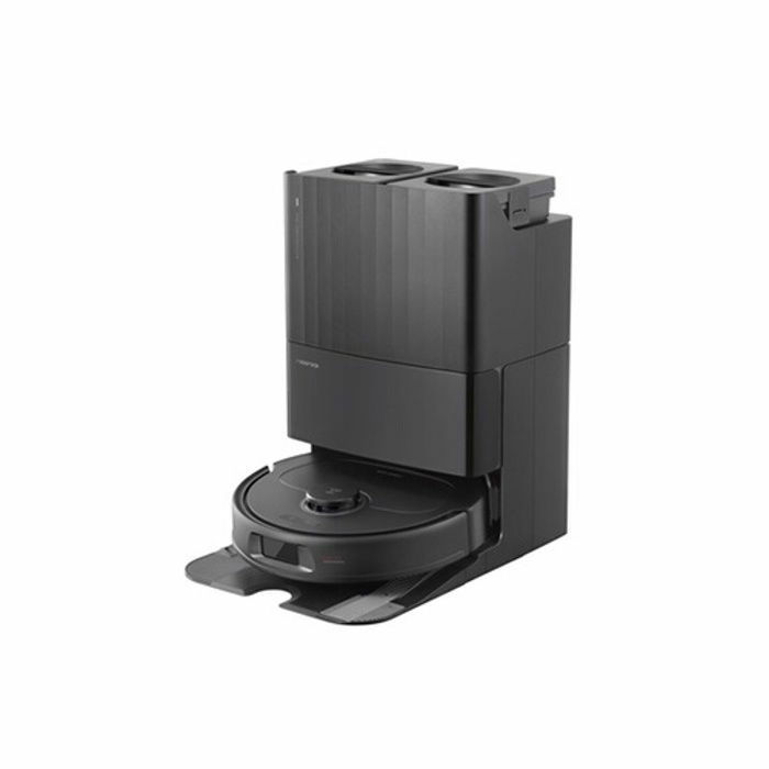 Roborock Aspirateur Robot Laveur QRevo Plus Noir avec Station de Vidange et de Lavage, Serpillière Extensible, Aspiration 7000 Pa